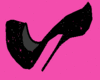 Shimmer Black/Pink Pump
