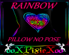 Rainbow pillow 4 no pose