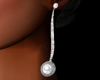 long pearl earring