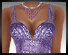 Brenna Purple Gown Set