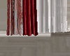 Lux Red & White Curtain