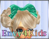 Kids Mint Green Hair bow