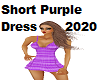 Short purple Dress 2020