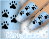 [Kb] Blue KittyPaw Nails