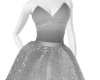 *B* Silver Holiday Gown