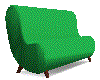 Green sofa for two
