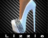 *L* Bling Pump in White