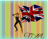 Mff*flag of u.k. & poses