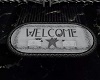 Silver Welcome Rug