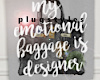 P. Designer Bag Canvas