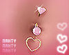 Heart Belly Piercing