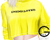 ֍ Unemployed Hoodie Yellow