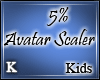 Kids 5% Scaler |K