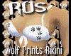 ROs Wolf Prints Bikini