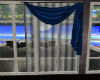 blue Curtain right/pann