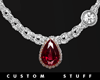 Red Ruby Necklace
