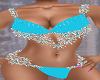 Blue Glitter Bikini