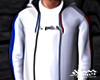 White Striped Hoodie