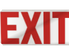A| Exit Sign
