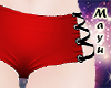 蝶 Red Sexy Shorts