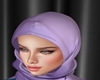 selina hijab purple