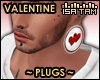 ! Valentine -White Plugs