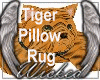 Wicked Tiger Pillow Rug