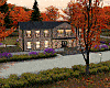 bc House on Lake in Fall