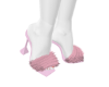 Pf~ Pink Fur Heel