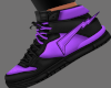 Black/Purple sneakers