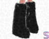 S::.. Black Fur Boots