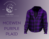 Mcewen Purple Plaid