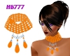 HB777 DP Necklace Orange