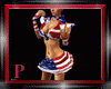 (P) USA FLAG OUTFIT