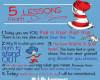 5 Lessons Dr. Seuss...