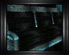 Black & Teal Couch