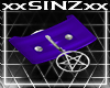 X PENTAGRAM CUFF PURPLE