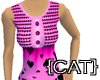 {CAT} Pink Heart Top
