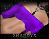 xMx:Short Purple Sweater