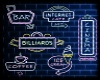 CXI. Neon Bar Sign