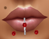 Lip Piercing Ruby