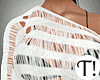 T! White Net Top/Black
