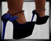G❤ Blue Black Heels