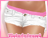 [VS]*White/Pink Shorts*