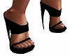 sexy black sandal heels