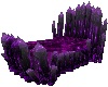 Royal Purple Crystal Bed