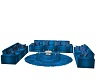 MP~BLUE COUCH SET