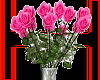 !HF! Pink Roses w/ Vase