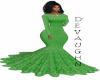 INFINITY LUV  GREEN GOWN