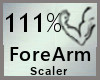 Scale 111% ForeArm M A